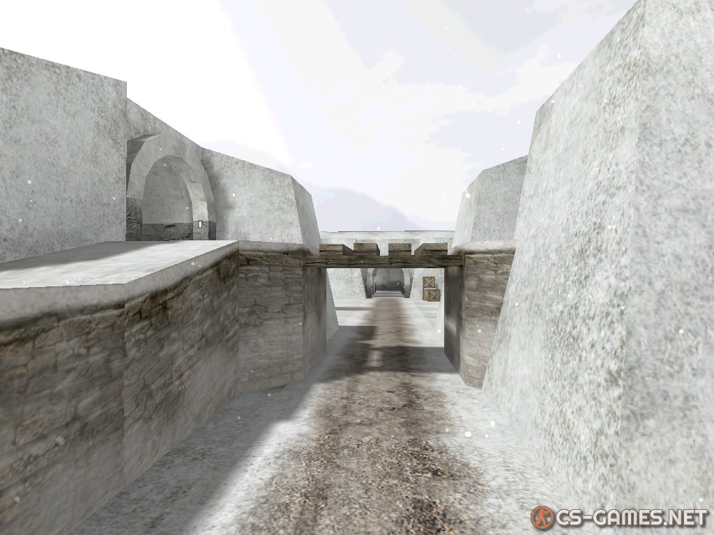 Карта De_winter в Counter-Strike 1.6