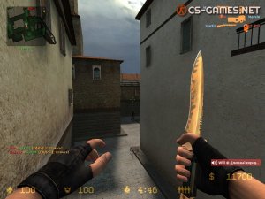 нож CSS v34 Gold Weapons