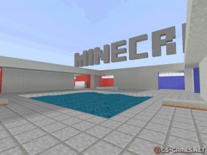 Карта fy_pool_day_minecraft для CS 1.6