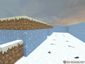 Карта fy_iceworld_minecraft для CS 1.6