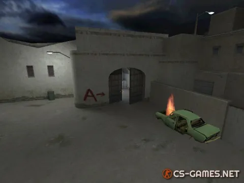 Карта «de_dust2_night» из CS:GO для CS 1.6