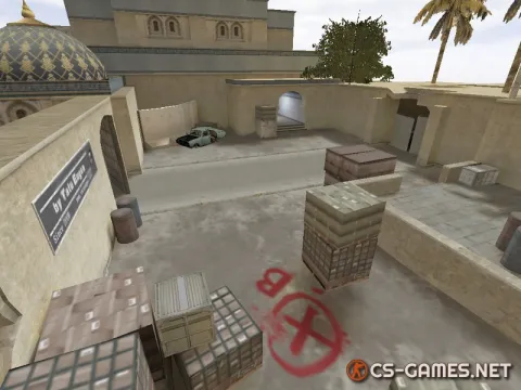 Карта «de_dust2» из CS:GO для CS 1.6
