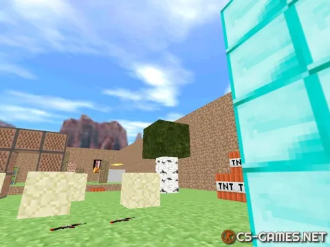 Карта «aim_minecraft» для CS 1.6