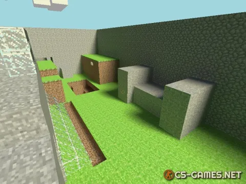 Карта «hns_minecraft» для CS 1.6