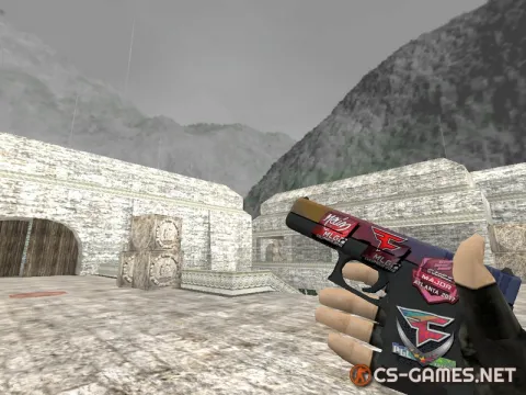 Модель HD Glock «Fade» для CS 1.6