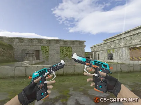 Модель HD Dual Berettas «Trigger Happy» для CS 1.6