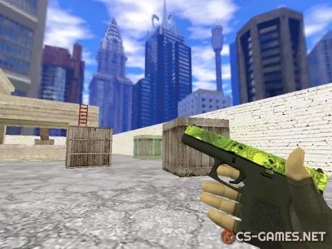 Модель HD Glock «Nuclear Garden» для CS 1.6
