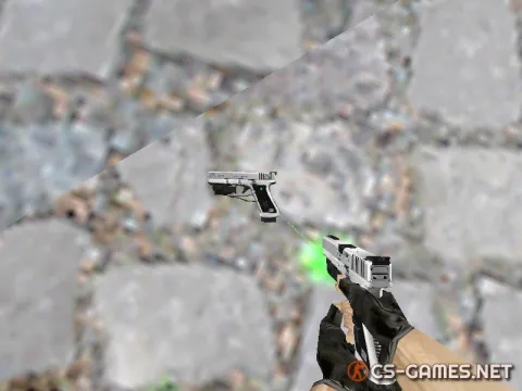 Модель Glock «с лазером» для CS 1.6