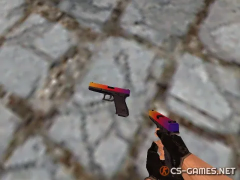 Модель Glock «Fade — Градиент» для CS 1.6