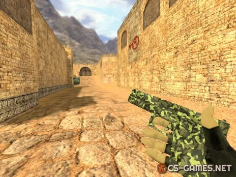 Модель HD Glock «Military Camo» для CS 1.6