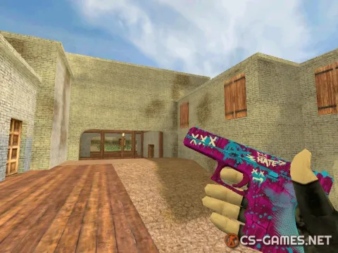 Модель HD Glock «Riot» для CS 1.6