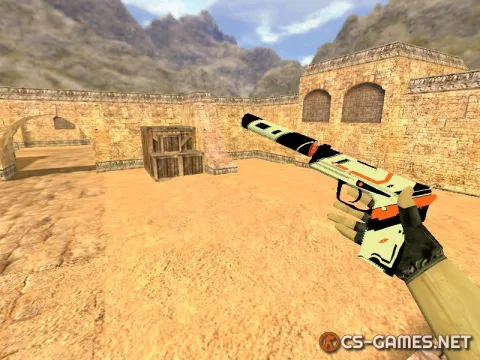 Модель HD USP «Asiimov» для CS 1.6