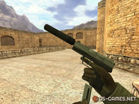 Модель USP «Stainless — Нержавейка» для CS 1.6