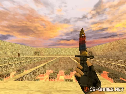 Модель ножа HD «M9 Bayonet | Marble Fade» для CS 1.6