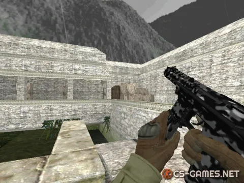 Модель Tec-9 «Городской камуфляж — Urban Camo» для CS 1.6