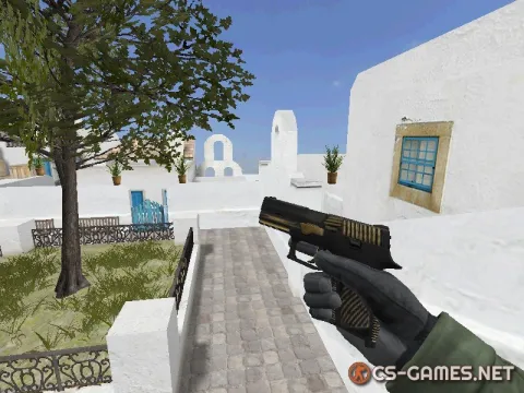 Модель P250 «Gold Carbon» для CS 1.6