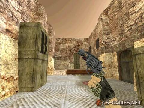 Модель HD R8 Revolver «Liama Cannon» для CS 1.6