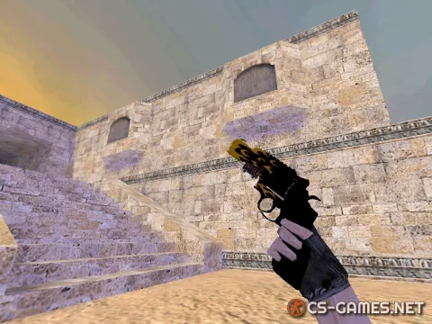 Модель HD R8 Revolver «Blaze» для CS 1.6