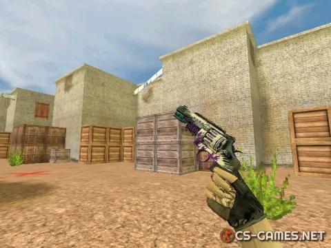 Модель HD R8 Revolver «Veteran Purple» для CS 1.6