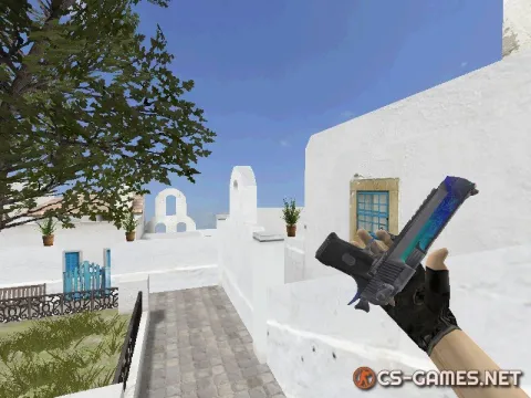 Модель HD Deagle «Overcharged Blue» для CS 1.6