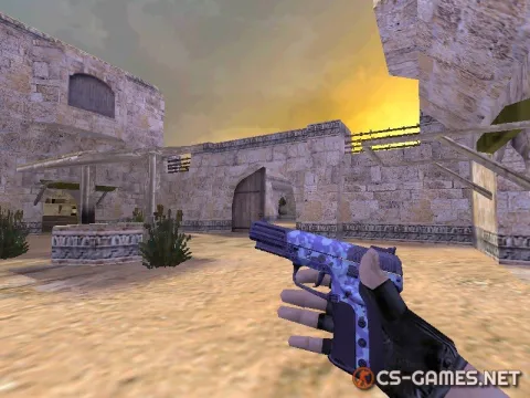 Модель HD Five-Seven «Desert Camo Blue» для CS 1.6