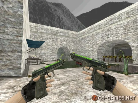 Модель HD Dual Berettas «Cobra Strike» для CS 1.6