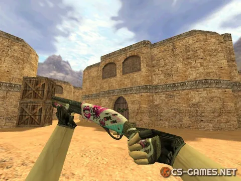 Модель HD Sawed-Off «Wasteland Princess» для CS 1.6