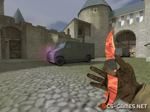 Модель ножа «Falchion | Slaughter» для CS 1.6