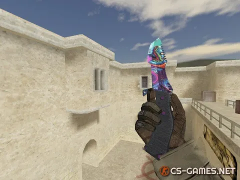 Модель ножа «Охотничий нож | Hyper Beast» для CS 1.6