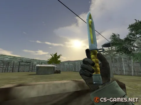 Модель ножа «Bayonet | Field Camo» для CS 1.6