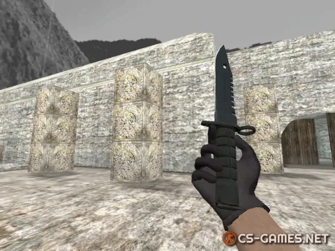 Модель ножа «Штык-нож M9 | Ночь» для CS 1.6