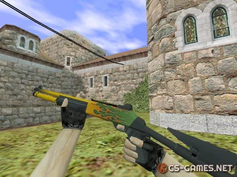 Модель HD XM1014 «Горелка Теклу» для CS 1.6