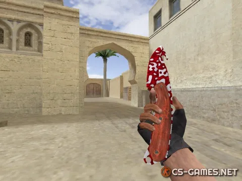 Модель ножа «Gut Knife | Streaks» для CS 1.6