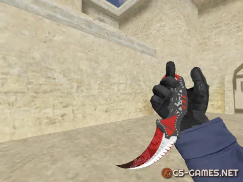 Модель ножа «Karambit | Draginix» для CS 1.6