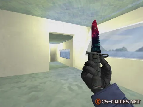 Модель ножа «Bayonet | Cosmic» для CS 1.6