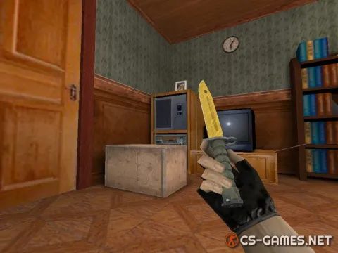 Модель ножа HD «Bayonet | Зуб тигра» для CS 1.6
