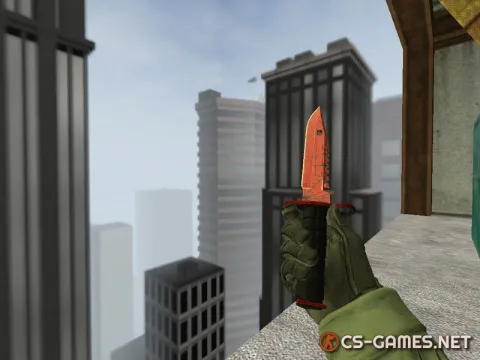 Модель ножа «M9 Bayonet | Crimson Web» для CS 1.6
