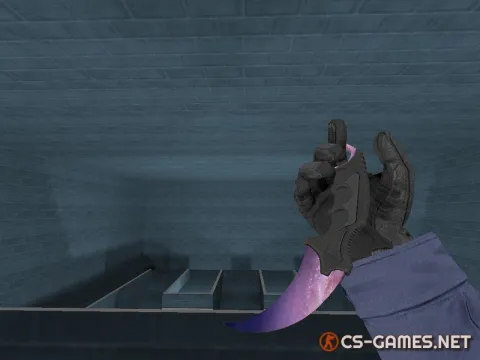 Модель ножа Karambit «Galaxy» для CS 1.6