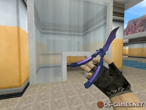 Модель ножа HD «Butterfly Knife | Northern Lights» для CS 1.6