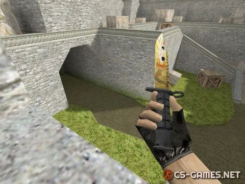 Модель ножа HD «M9 Bayonet | Dragon Lore» для CS 1.6