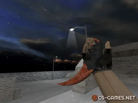 Модель ножа HD «Керамбит | БАХ» для CS 1.6