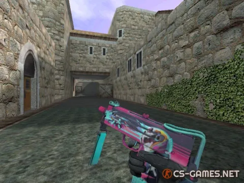 Модель MAC-10 «Neon Rider» для CS 1.6