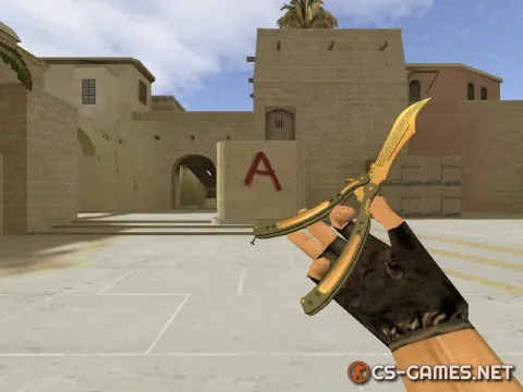 Модель ножа HD «Butterfly Knife | Lore» для CS 1.6