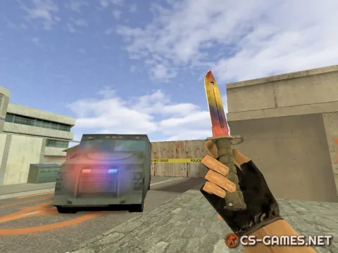 Модель ножа HD «Bayonet | Marble Fade» для CS 1.6