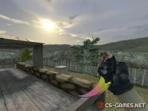 Модель ножа «Karambit | Fade» для CS 1.6