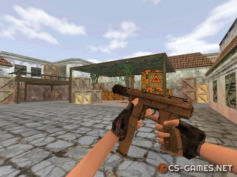 Модель Tec-9 «Cracked Opal» для CS 1.6