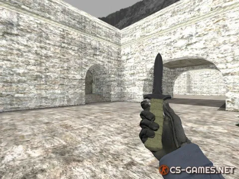 Модель стандартный нож CT из CS:GO для CS 1.6