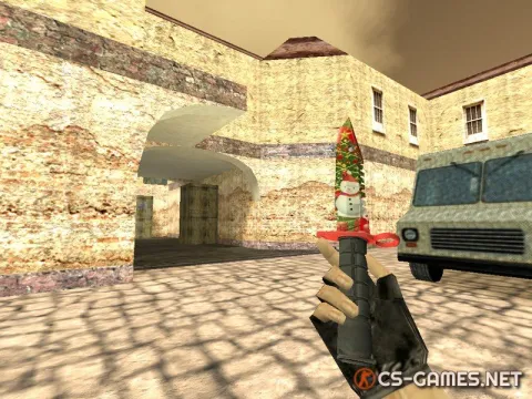 Модель ножа HD «M9 Bayonet | Xmas» для CS 1.6