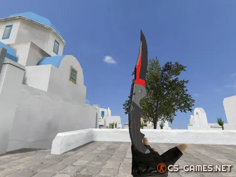 Модель ножа HD «Falchion | Redline» для CS 1.6