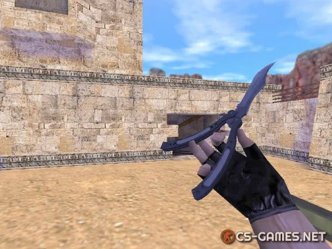 Модель cтандартная HD нож-бабочка из CS:GO для CS 1.6